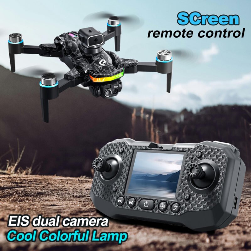 S160 HD Aerial Photography RC Drone – Dual Cameras, Obstacle Avoidance, and Built-in Screen Controller