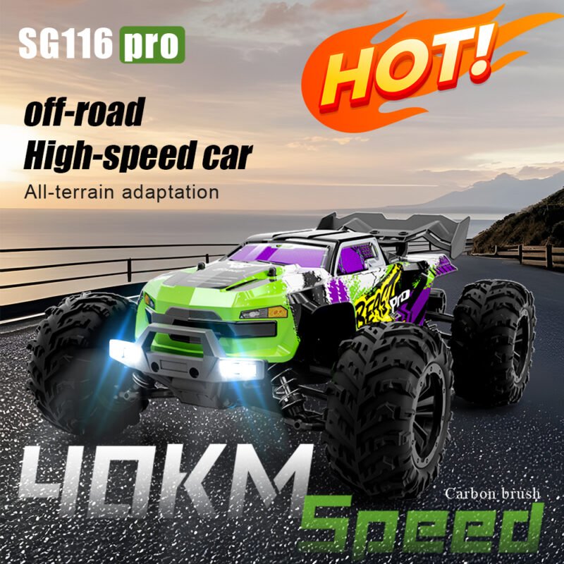 SG116PRO All-Terrain Remote Control Vehicle High-Speed ​​Four-Wheel Drive RC Off-Road